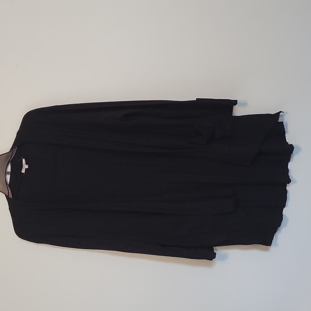 Maurices Ribbed Long sleeved cardigan with grommet sleeve details